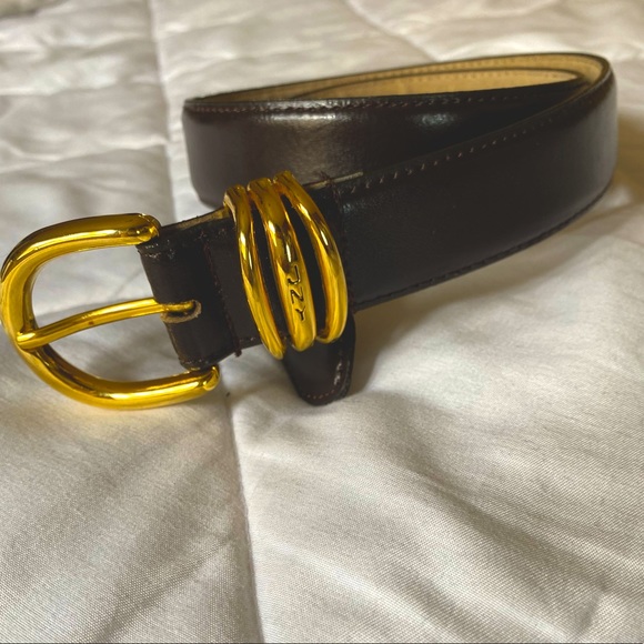 Vintage Jones New York Authentic Leather Belt - Picture 2 of 5